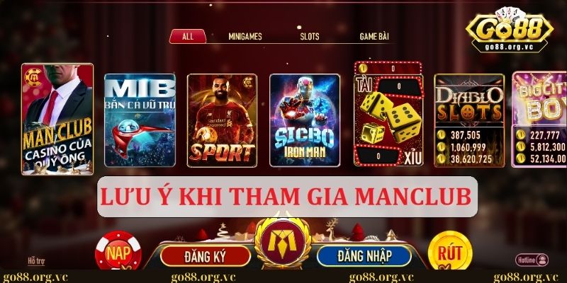 3 điều cần lưu ý khi tham gia thương hiệu Manclub